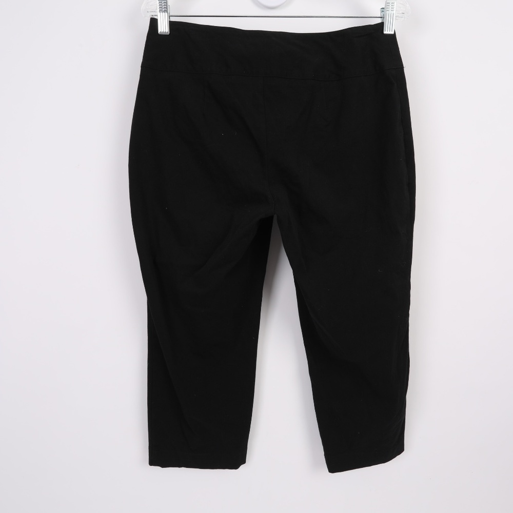 Inc Women's Black Capri pants Flat Zip  Size  4
